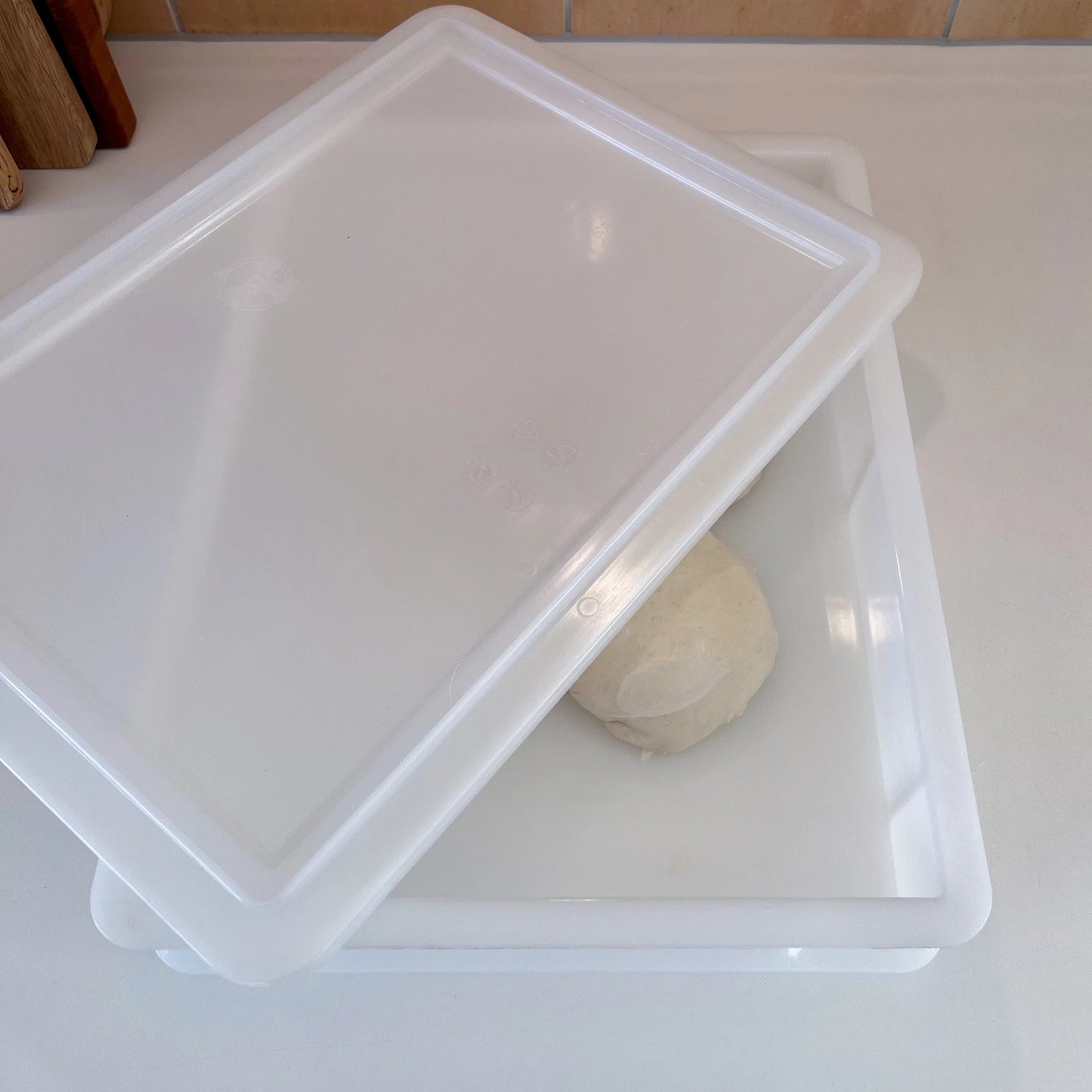 Tapa para caja de fermentación de pizza