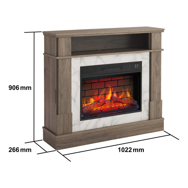 Chimenea For – Roble gris (solo marco)
