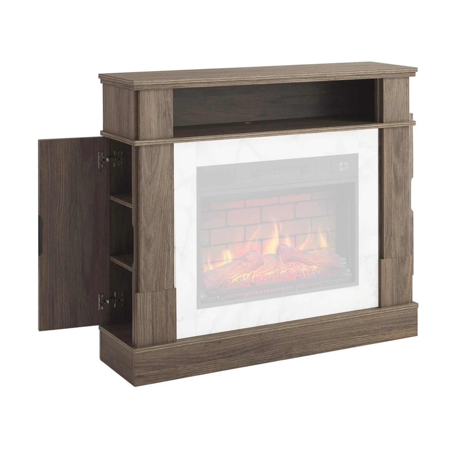 Chimenea For – Roble gris (solo marco)