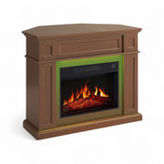 Chimenea eléctrica Linz 2 en 1 – Marrón