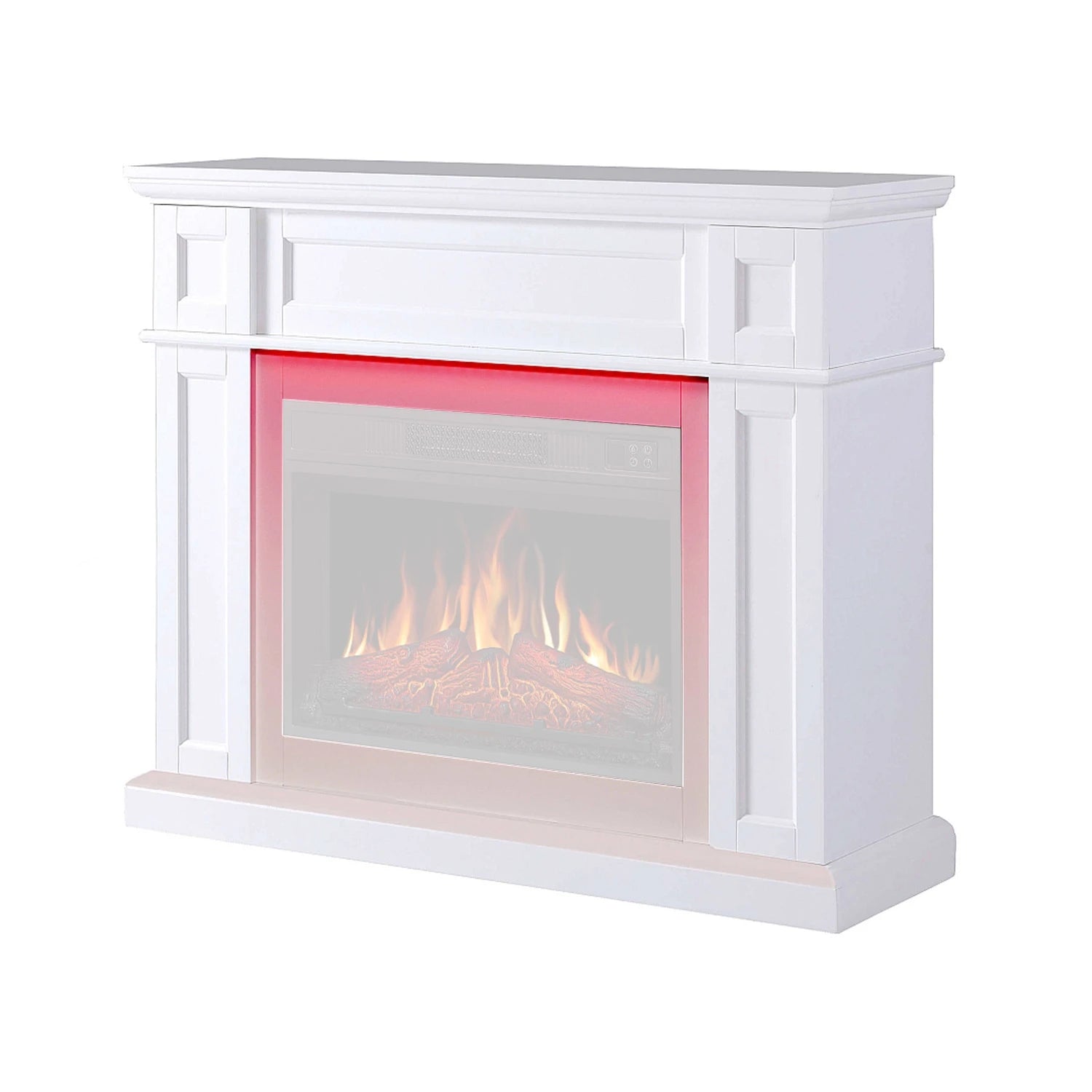 Compra el marco de chimenea Linz blanco – con iluminación LED ambiental | ArtiFlame