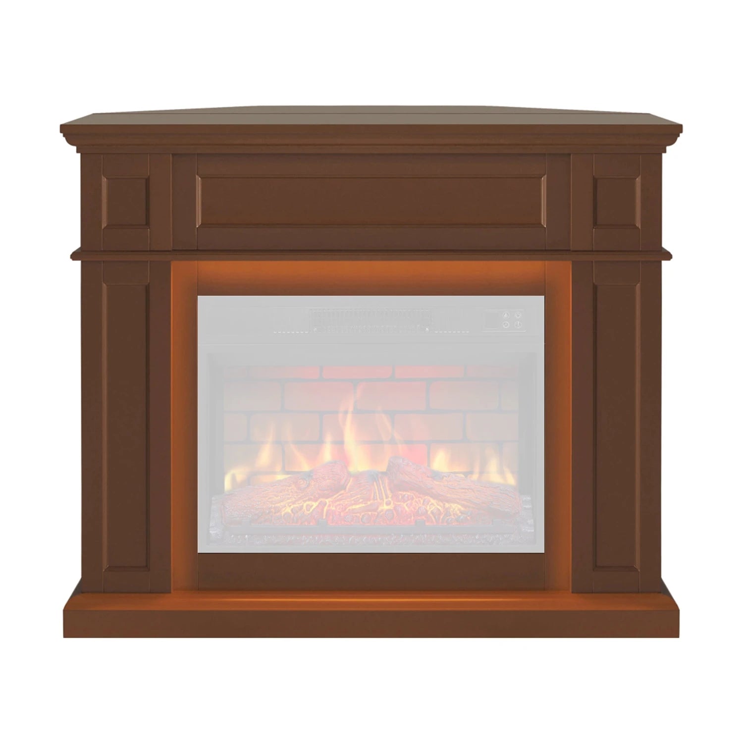 Chimenea Universal Linz 2 en 1 - Marrón (Solo Marco)