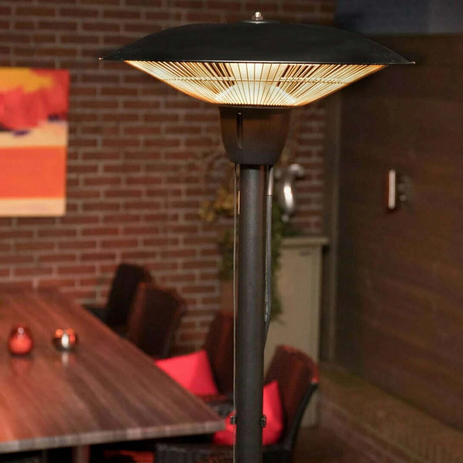 Barcelona calefactor de terraza de pie 1500W
