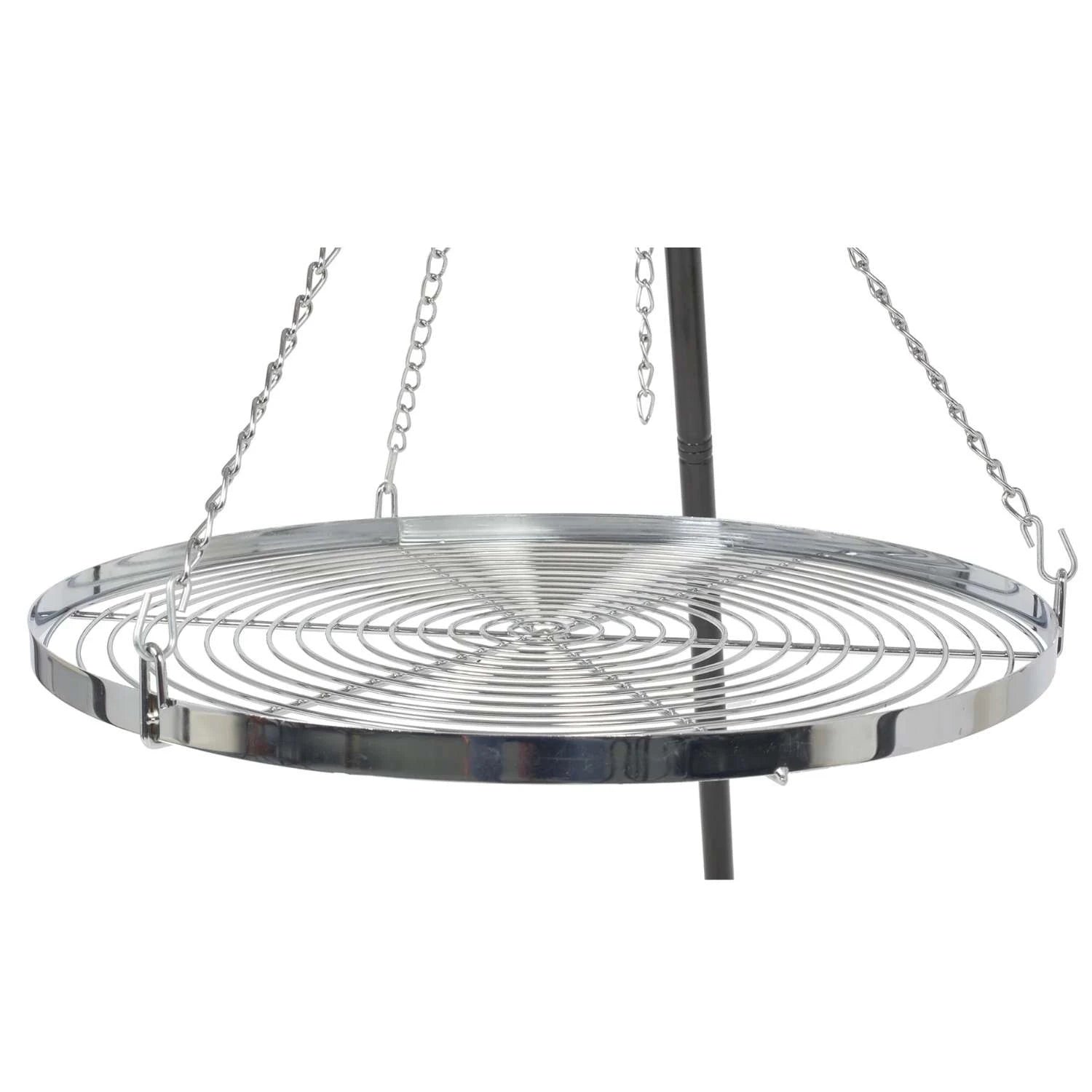BBQ tripod, designed for grilling over an open flame with stability and versatility