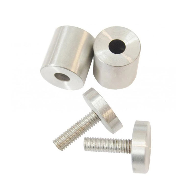 Soportes de acero para vidrio de seguridad