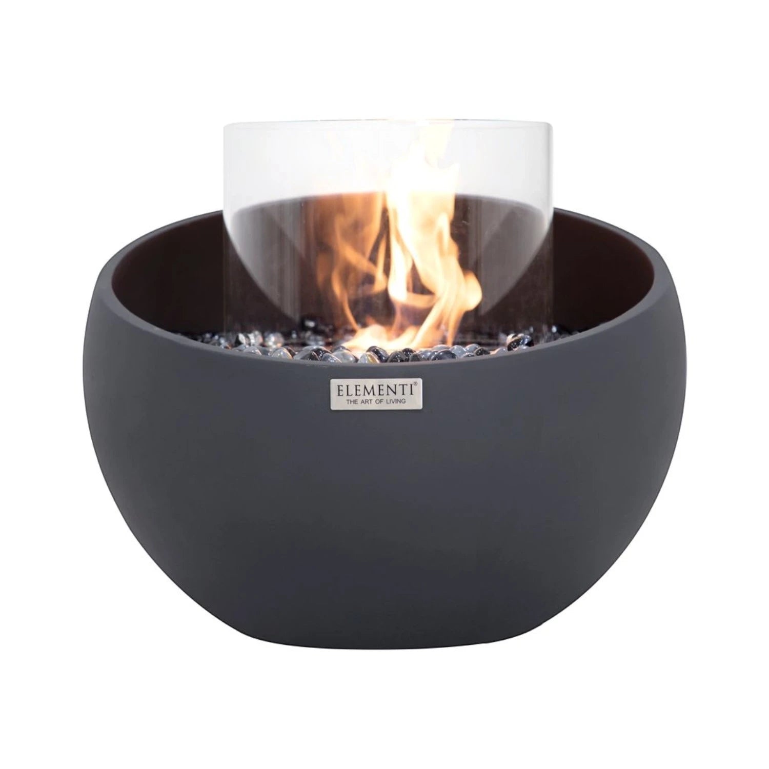 FIRENZE Cuenco de Bioetanol S – Negro Pizarra
