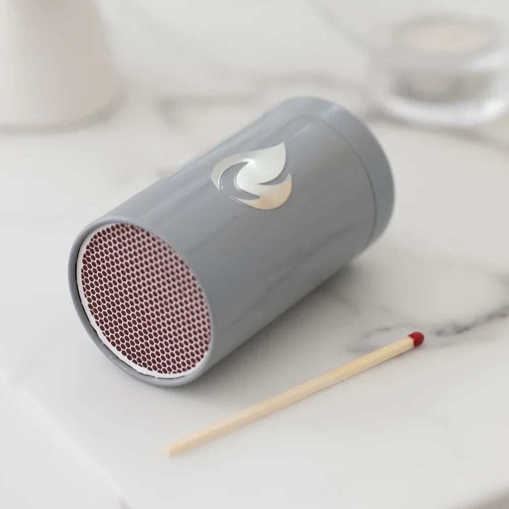 Soporte de diseño para cerillas – Gris