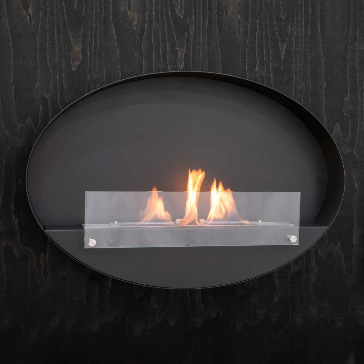 Maryland - Chimenea bioetanol de pared ovalada