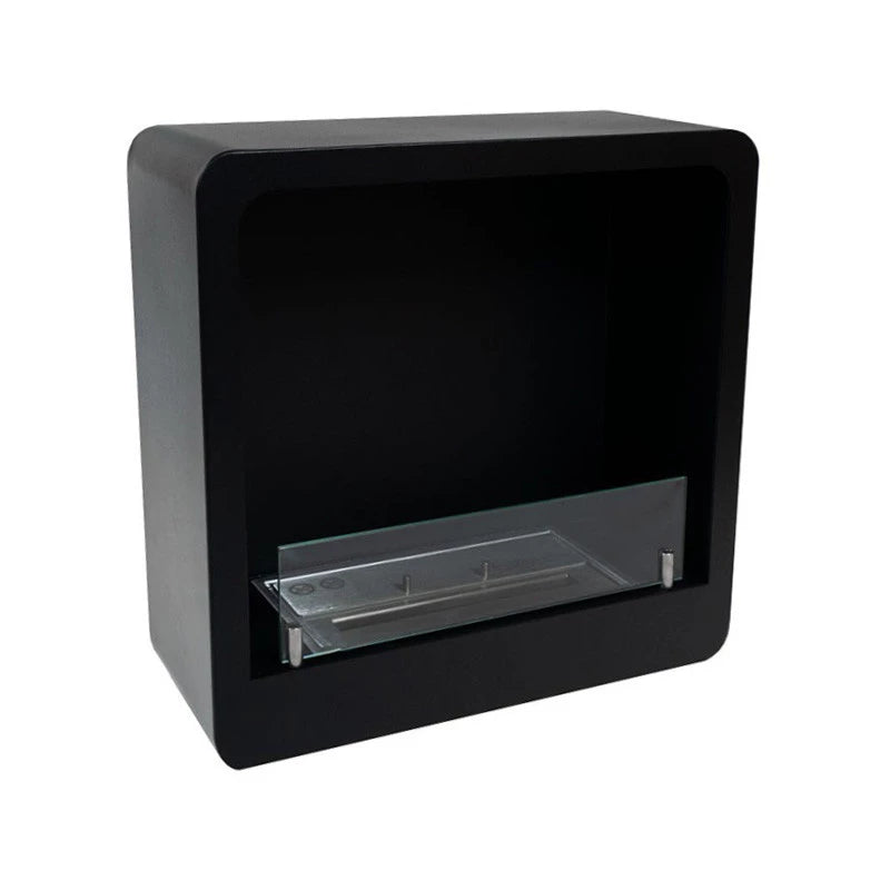 Chimenea Bioetanol Pared con Bordes Redondeados