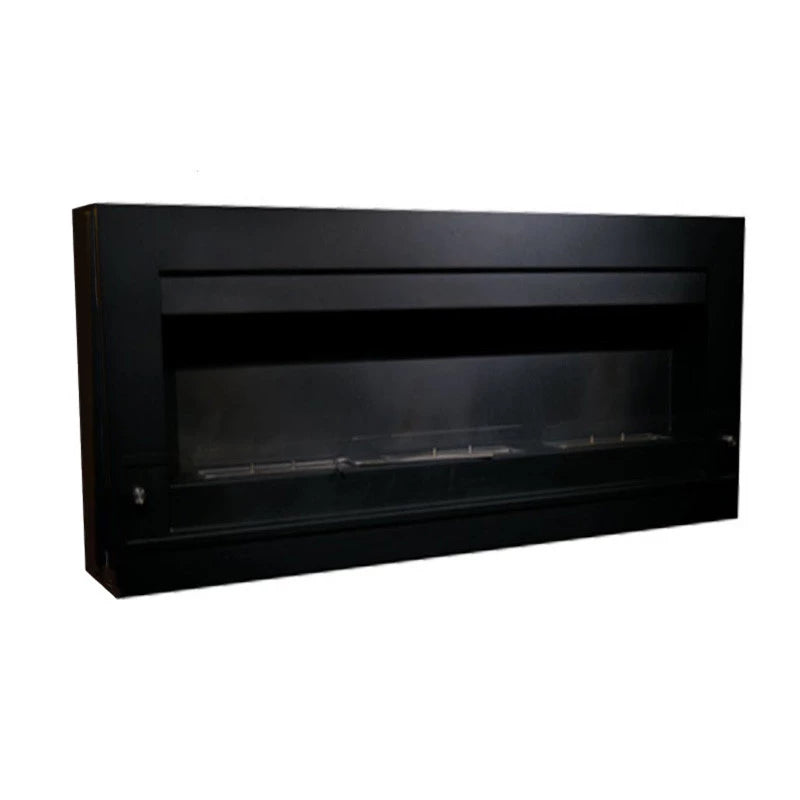 Gran Bio-chimenea de pared en negro