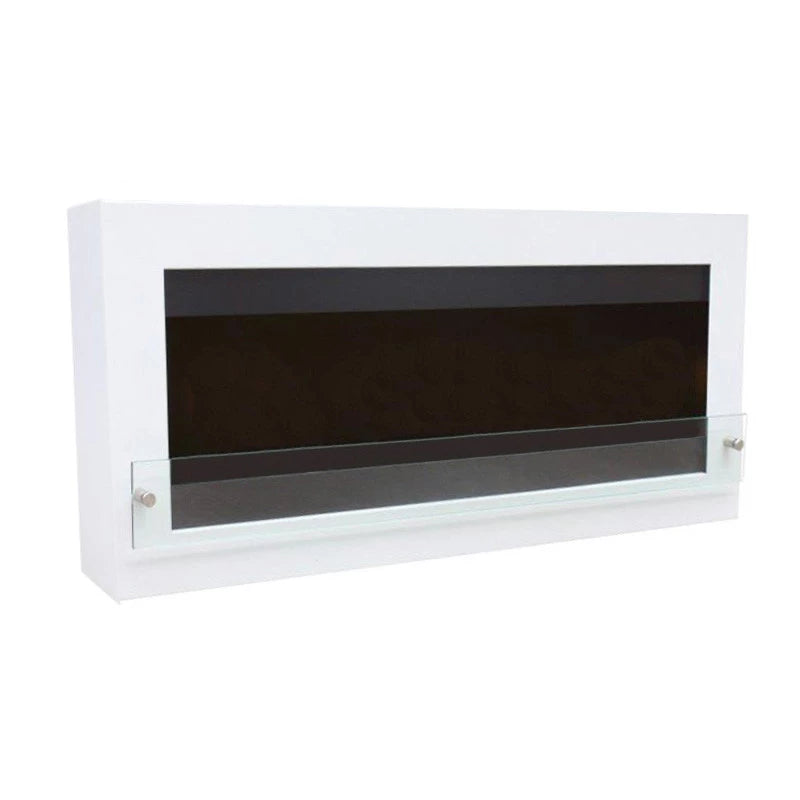Chimenea bioetanol de pared en color Blanco