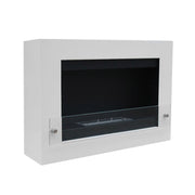 Nebraska Blanco - Chimenea bioetanol de pared