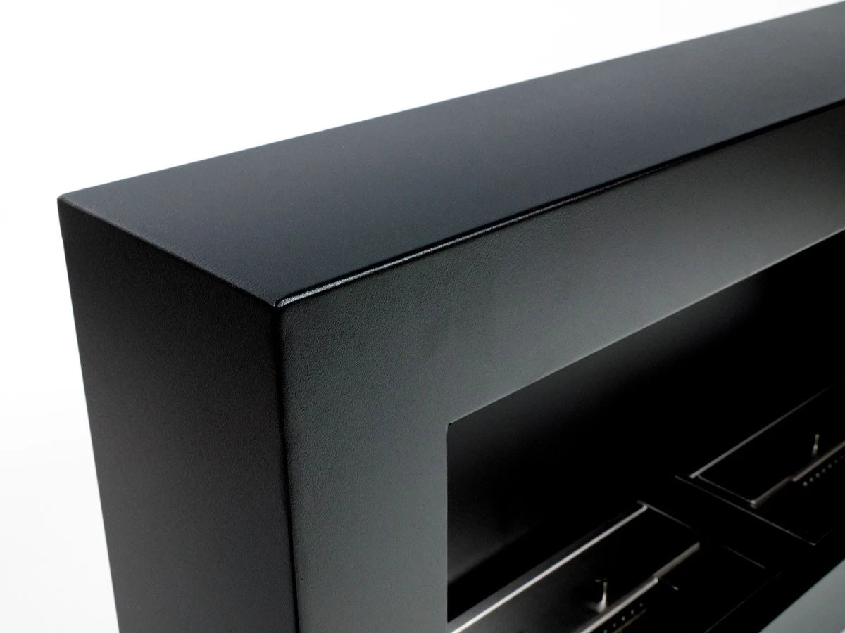 Chimenea bioetanol doble de pared - Negro