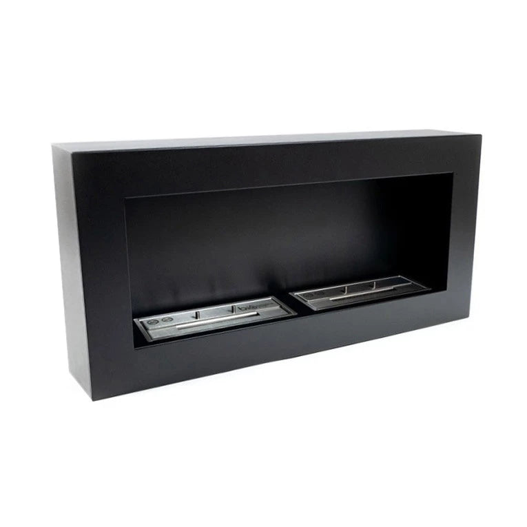 Chimenea bioetanol doble de pared - Negro