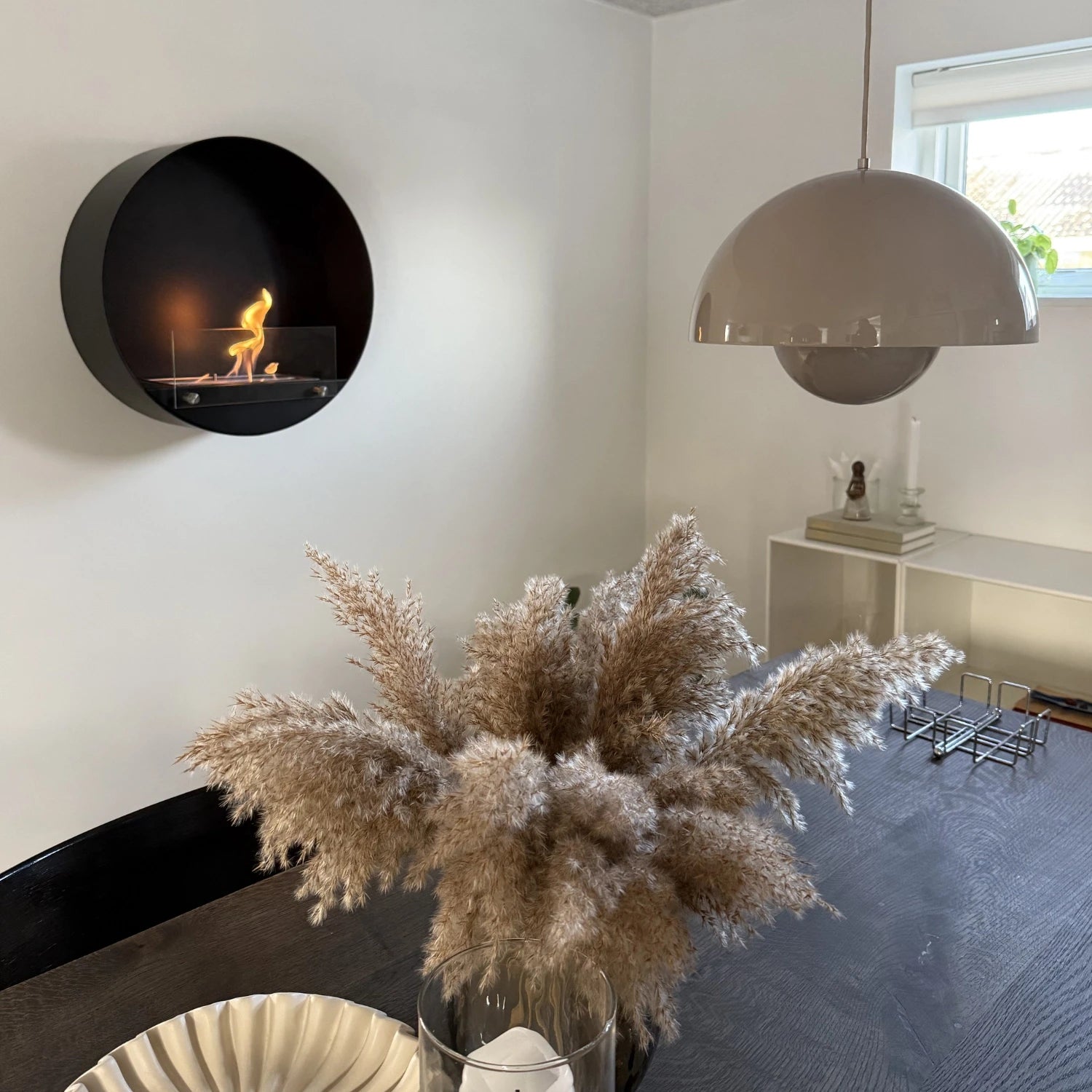 Delaware Negro - Chimenea bioetanol de pared