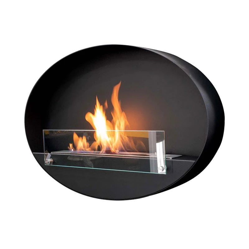 Maryland - Chimenea bioetanol de pared ovalada