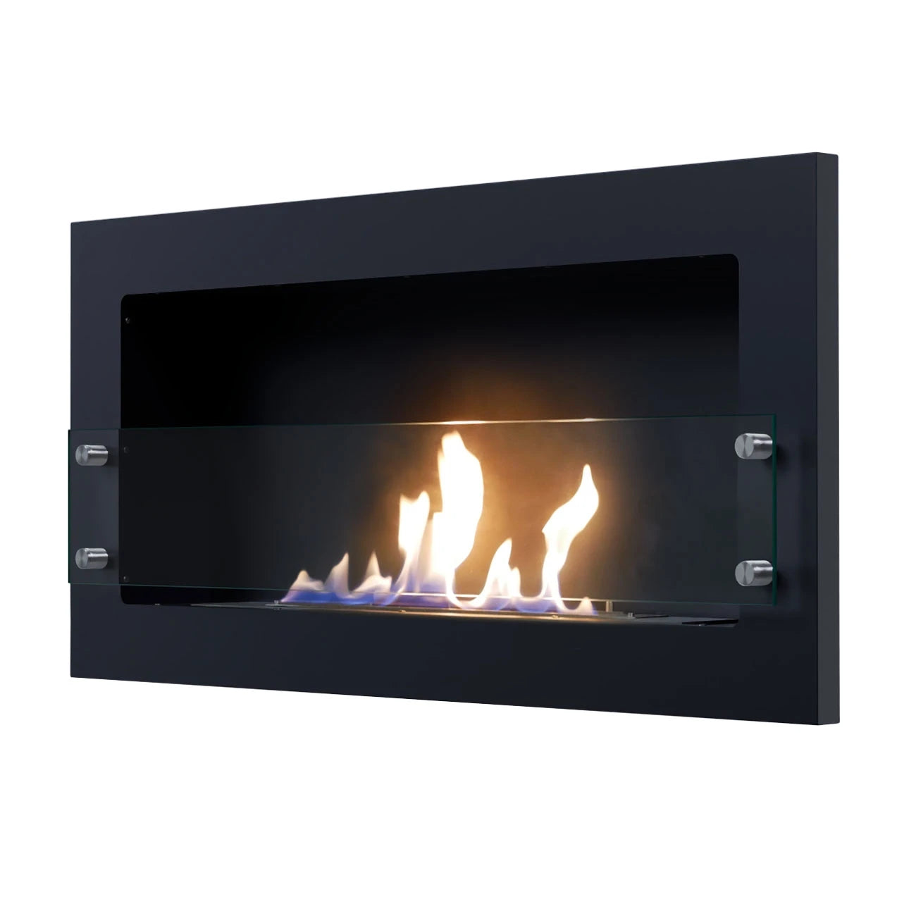 Texas negra - Chimenea bioetanol de pared