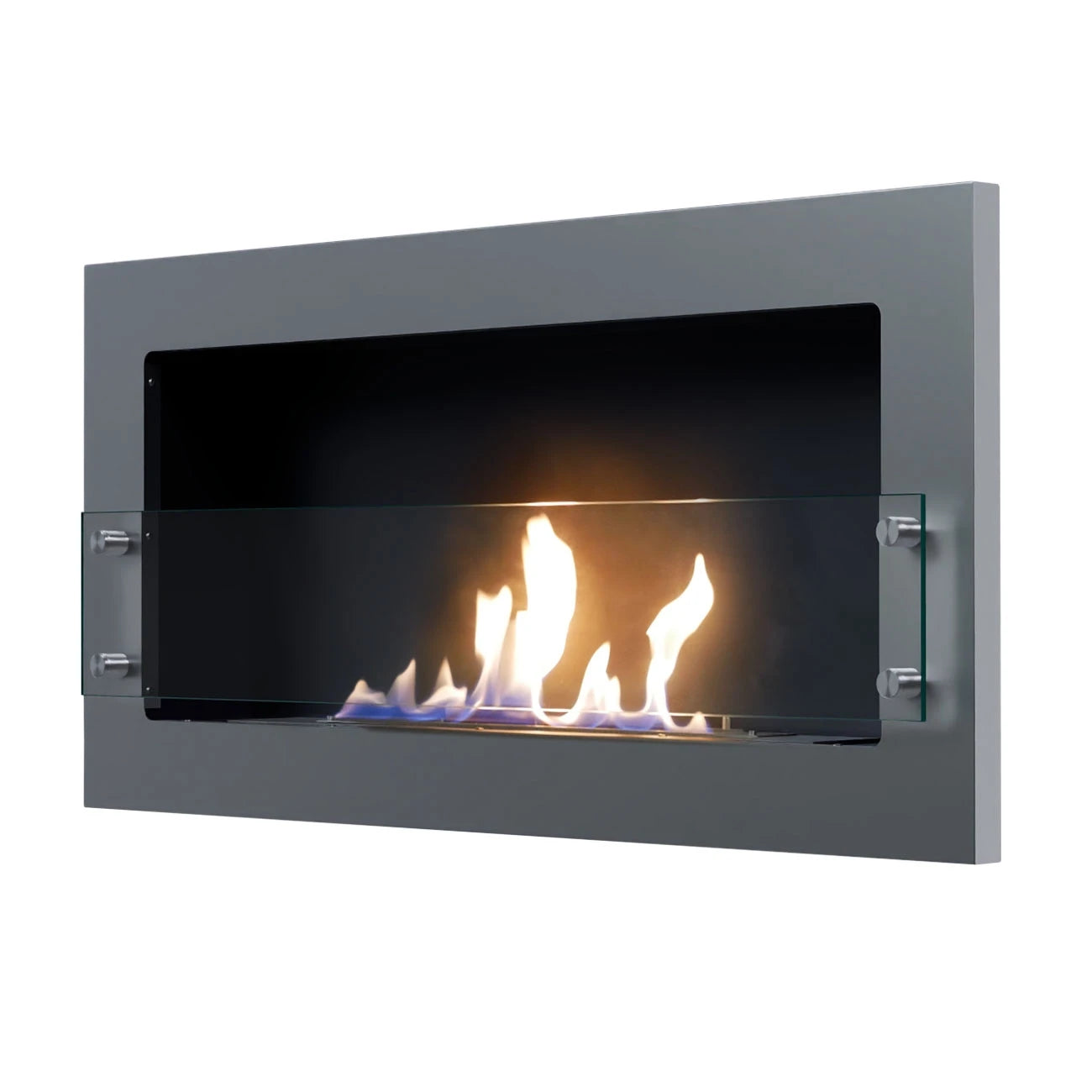Texas Acero - Chimenea bioetanol de pared