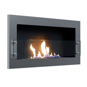 Texas Acero - Chimenea bioetanol de pared