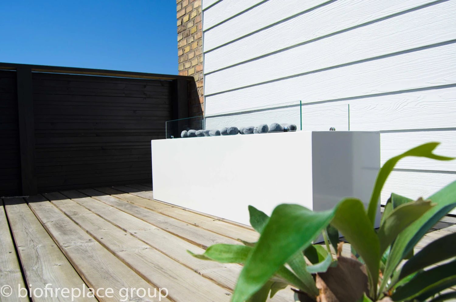 Gran Chimenea de Bioetanol de suelo