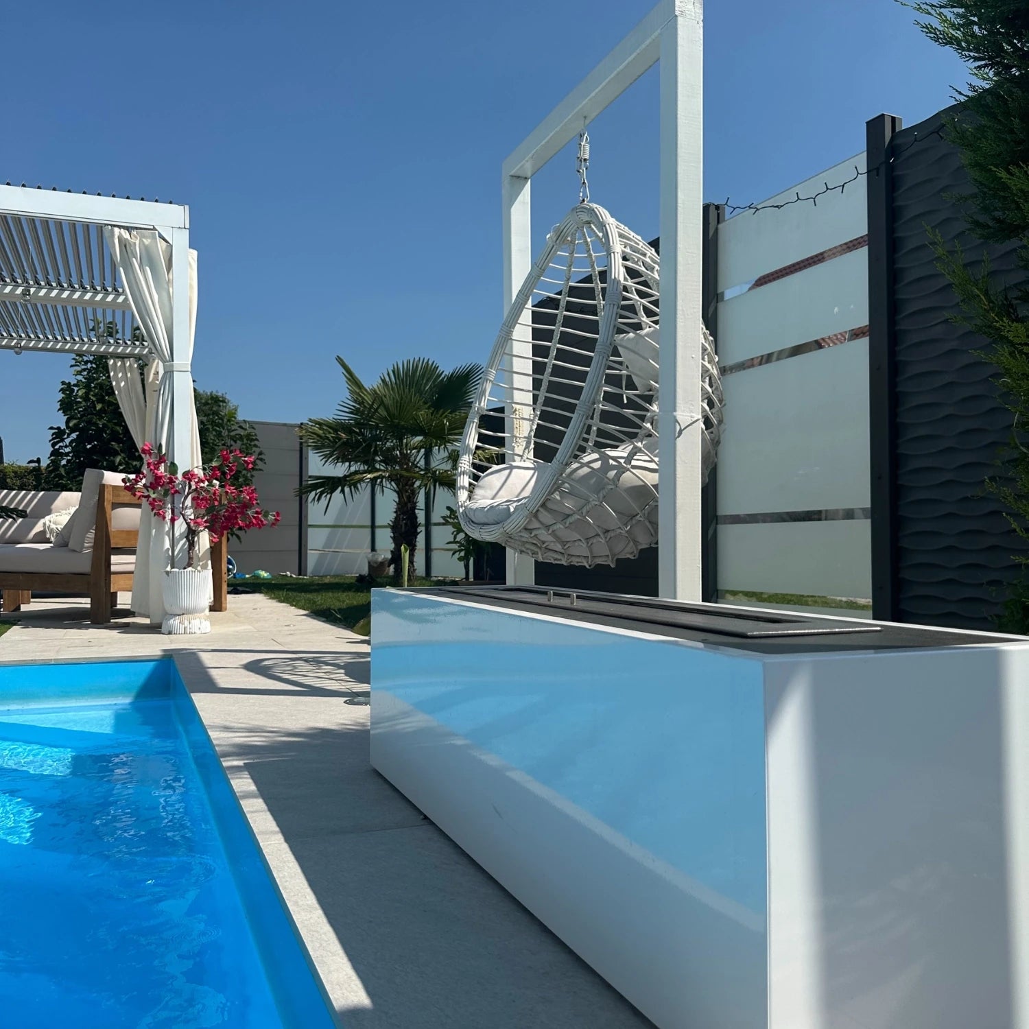 Gran Chimenea de Bioetanol de suelo