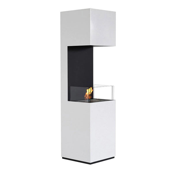 Chimenea de bioetanol independiente - Blanco