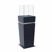 Chimenea de bioetanol estilo cono de cuatro caras