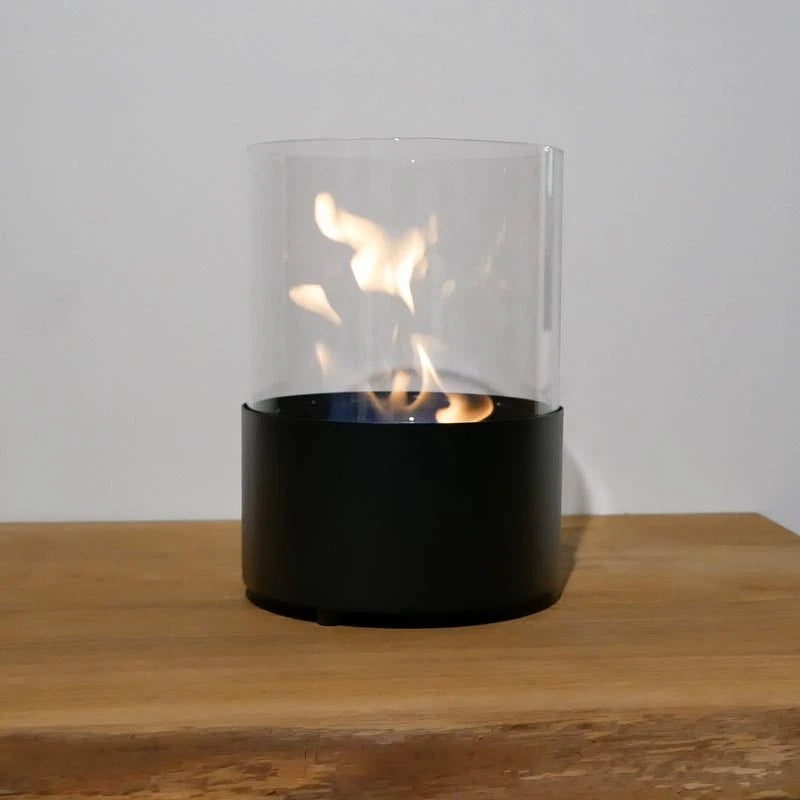 Chimenea de mesa redonda - Negro