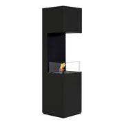 Chimenea abierta de bioetanol - negro