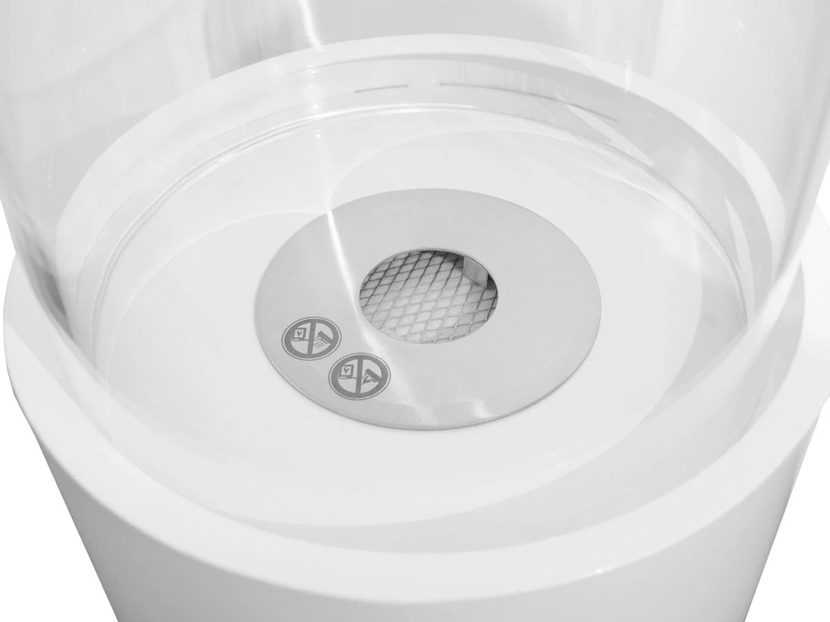 Chimenea bioetanol de exterior - blanco