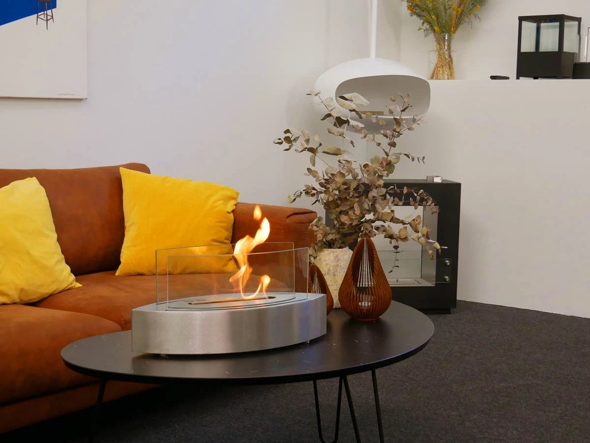 Oval - Chimenea de Bioetanol para mesa