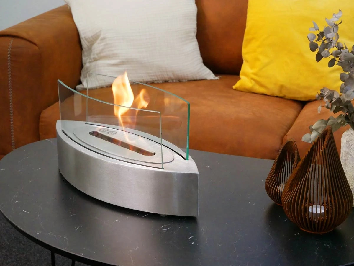 Oval - Chimenea de Bioetanol para mesa