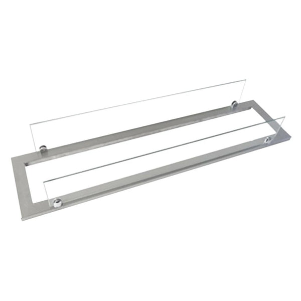 Marco de acero y cristal para quemador Superior de 100 cm