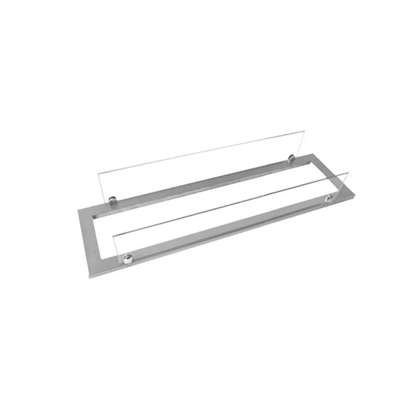 Marco de acero con cristal para quemador Superior de 60 cm
