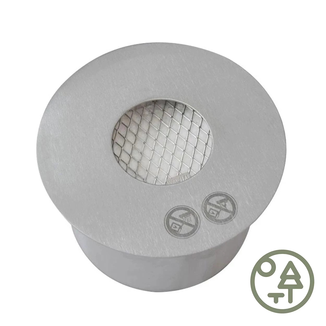 Quemador de bioetanol exterior redondo - 22 cm