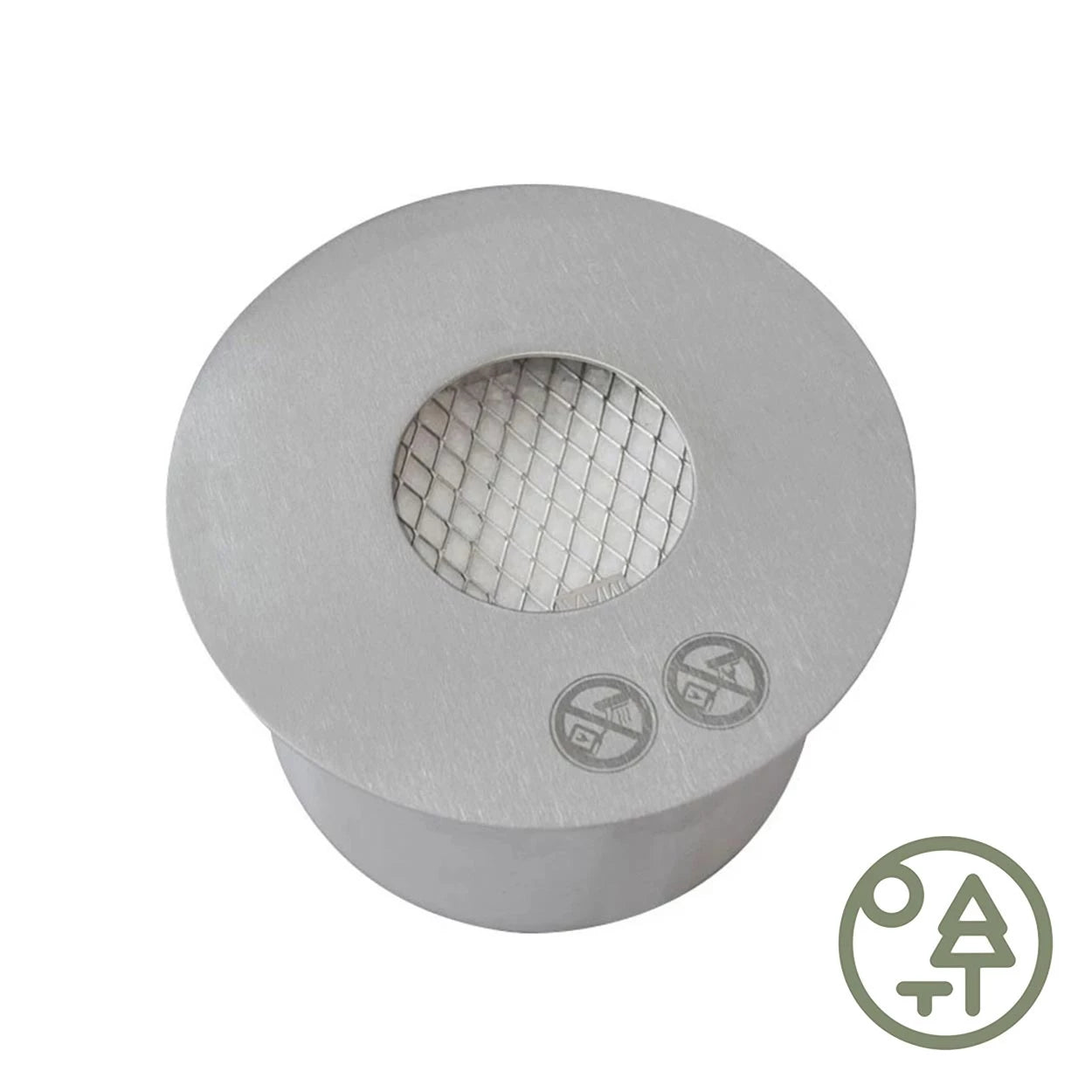 Quemador bioetanol redondo exterior de 1L - 15 cm