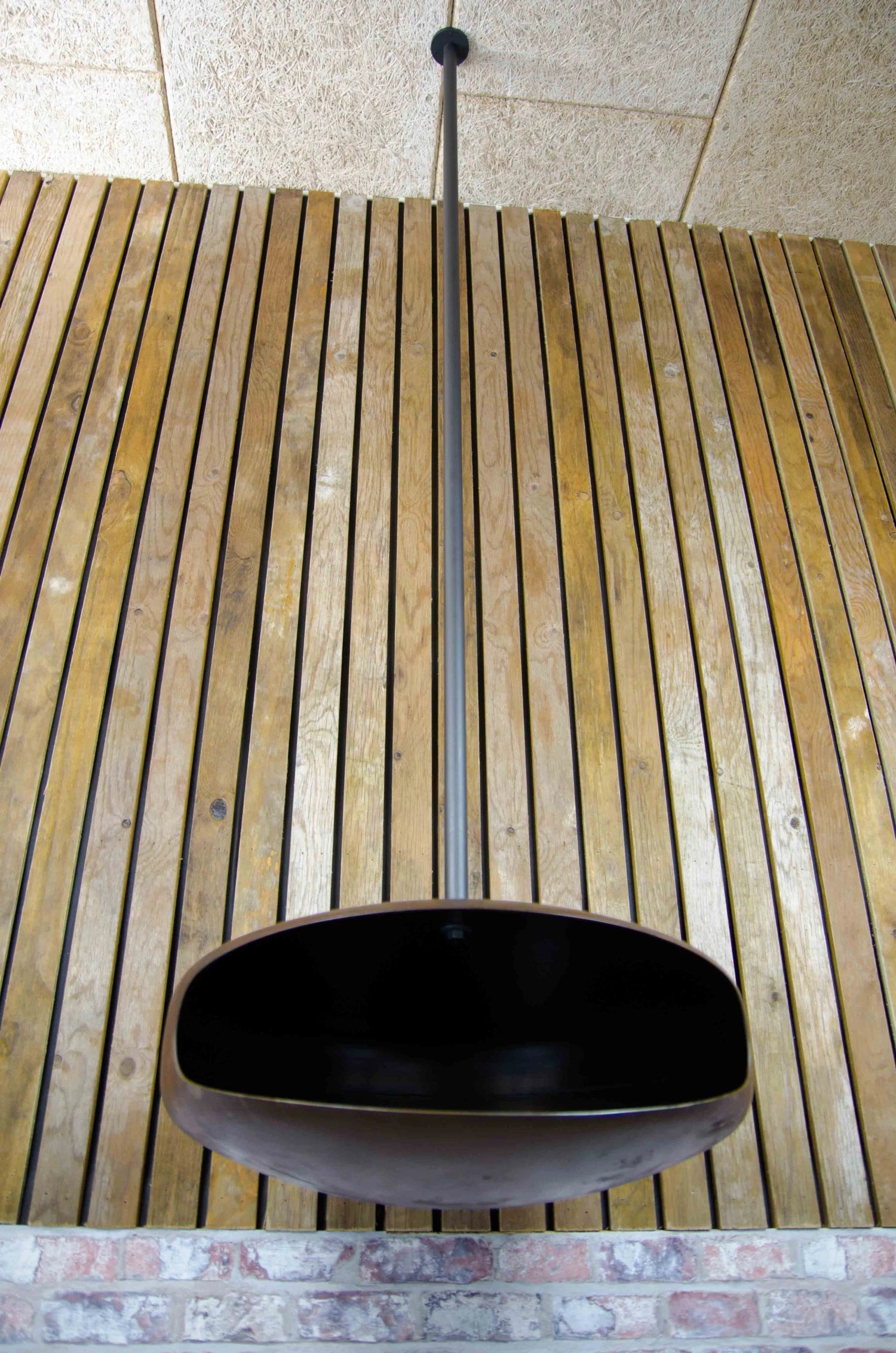 Hein and Haugaard Oxide UFO-60 ceiling-mounted bio fireplace