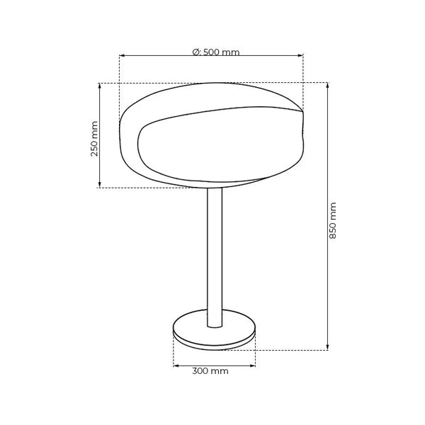 Negro Pedestal UFO-50