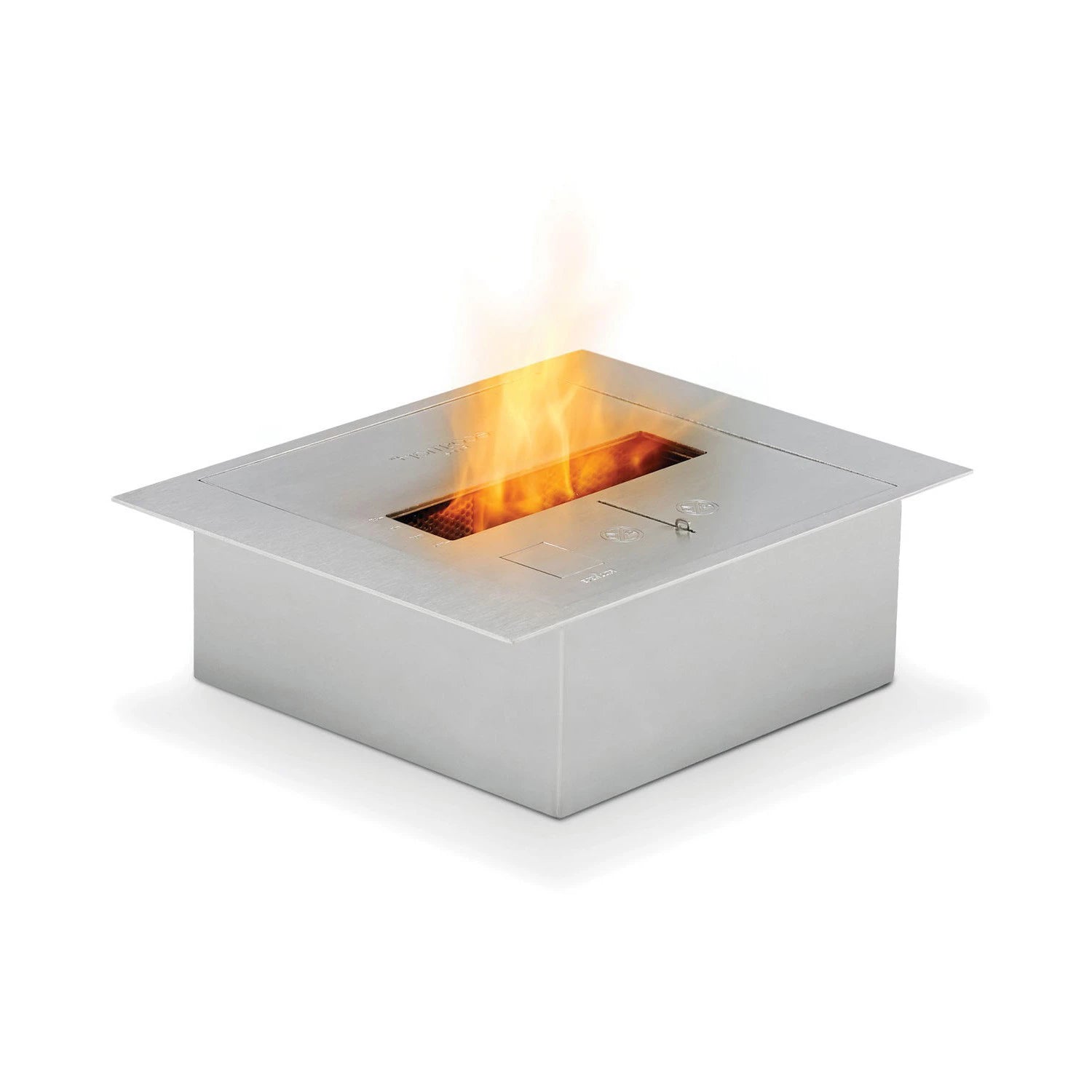 BK5 bioethanol burner with sleek rectangular flame opening