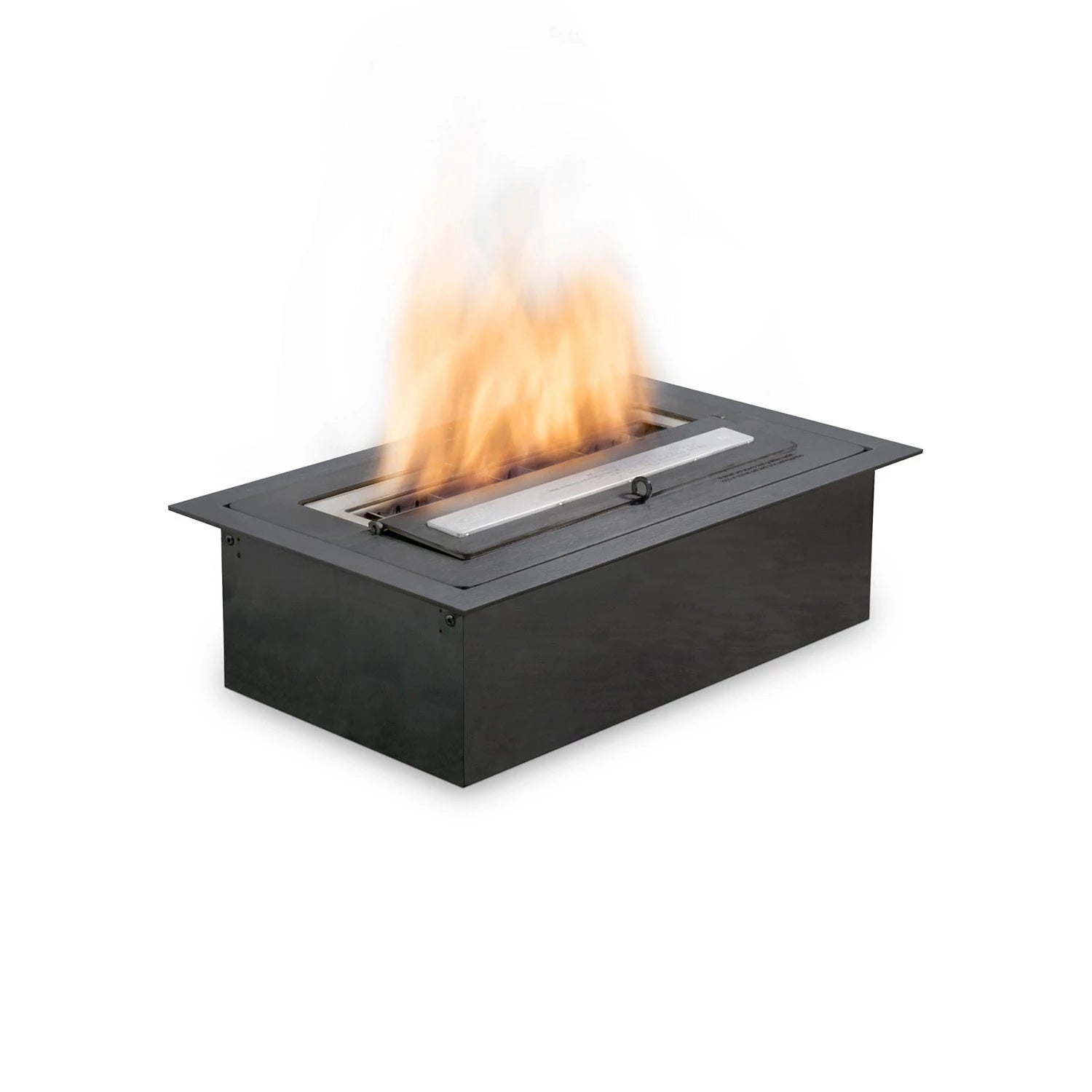 XS340 compact bioethanol burner in stainless finish