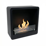 Chimenea Bioetanol Pared con Bordes Redondeados