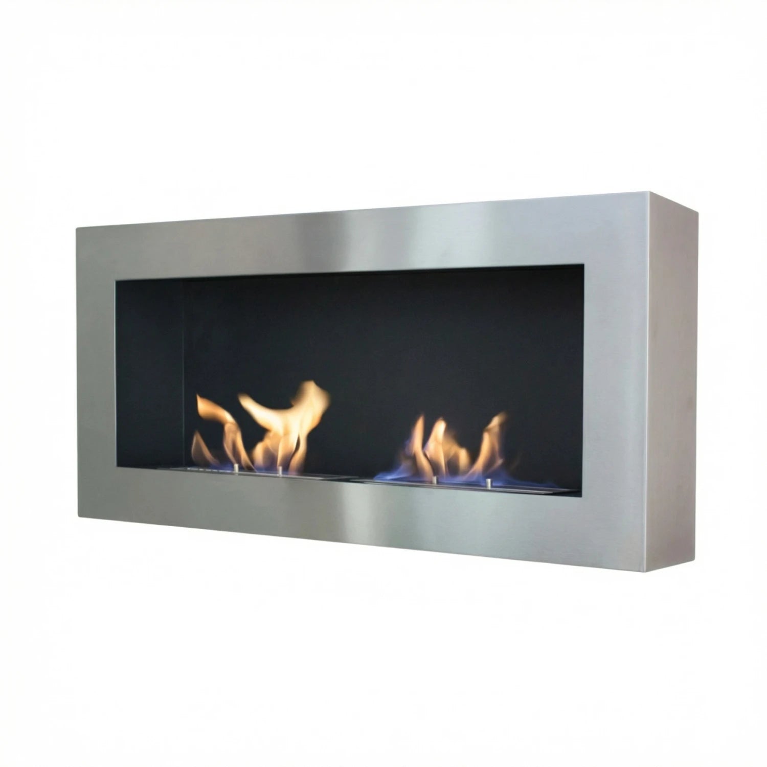 Chimenea de bioetanol de pared - Acero
