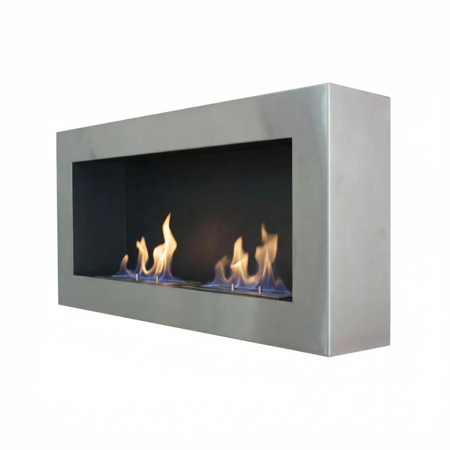 Chimenea de bioetanol de pared - Acero