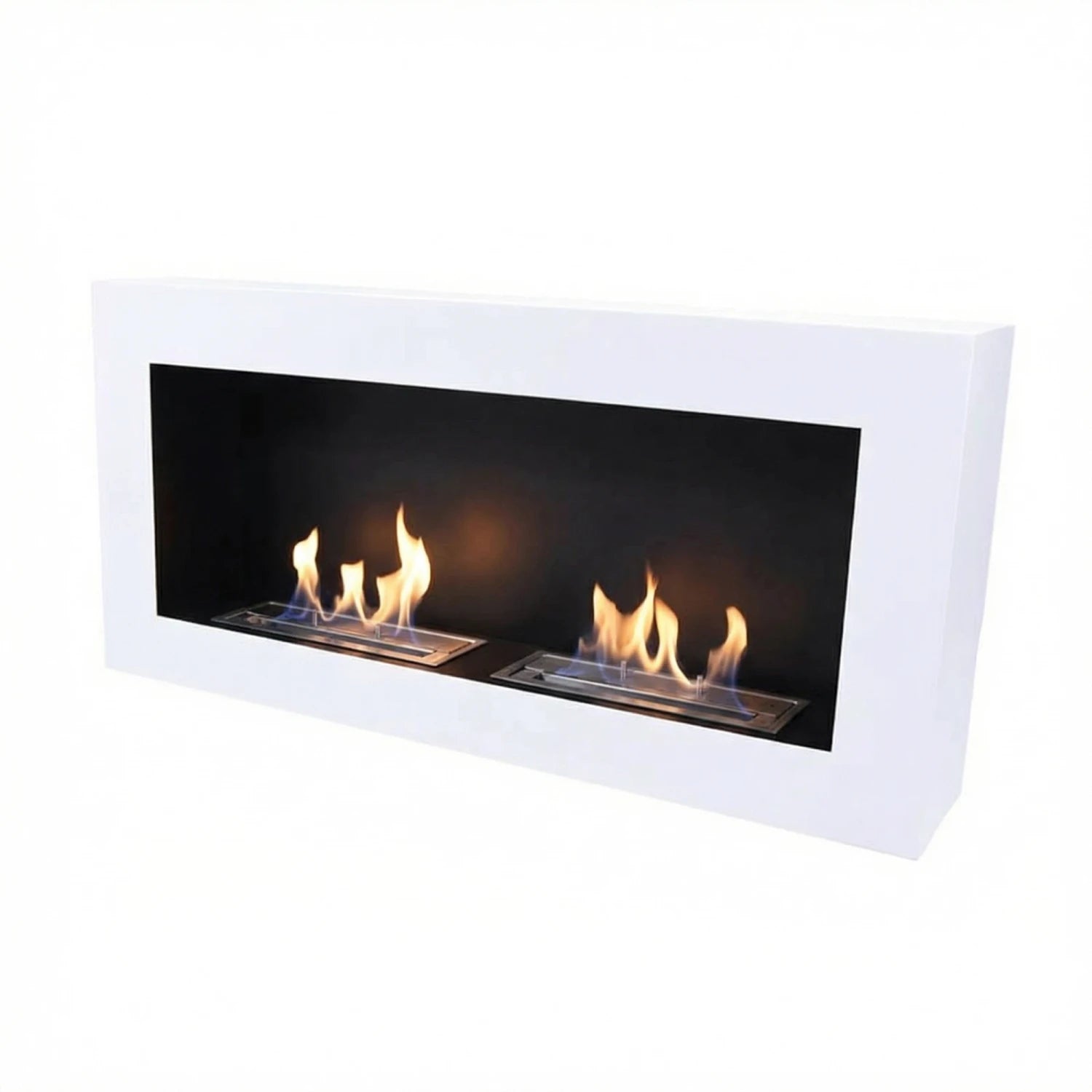 Chimenea bioetanol doble de pared - Blanco