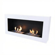 Chimenea bioetanol doble de pared - Blanco