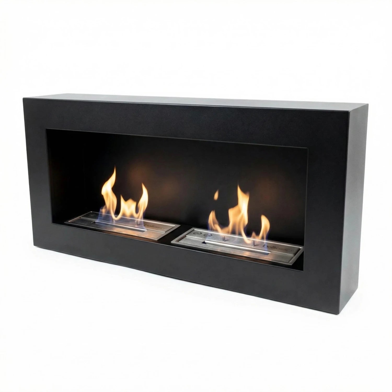 Chimenea bioetanol doble de pared - Negro
