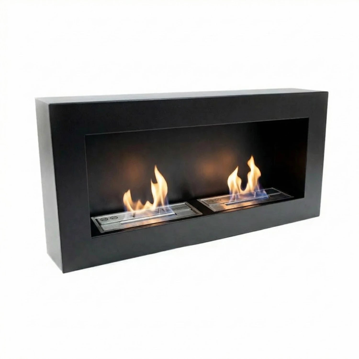 Chimenea bioetanol doble de pared - Negro