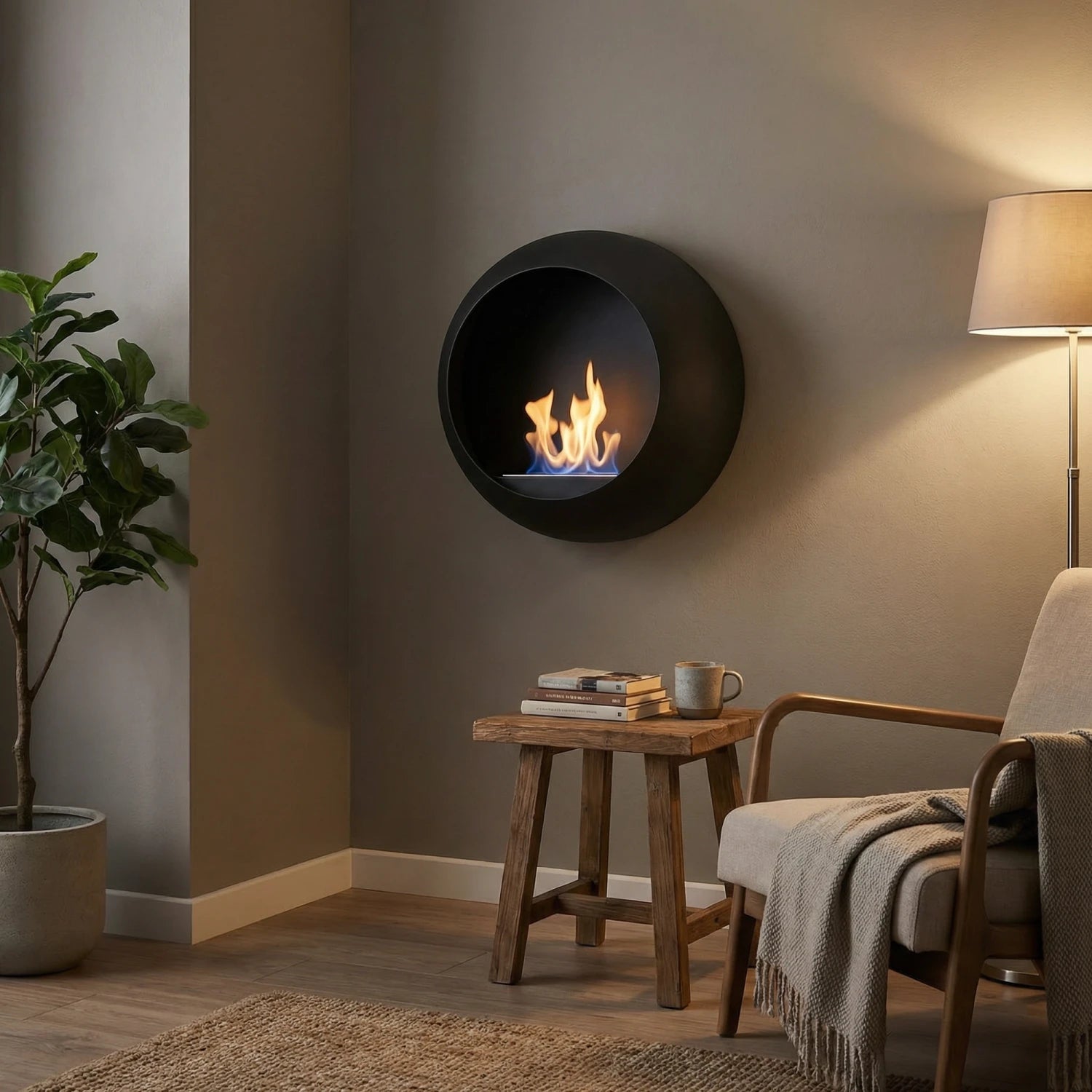 Colorado - Chimenea de bioetanol de pared