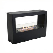 Chimenea de bioetanol de suelo - Negro