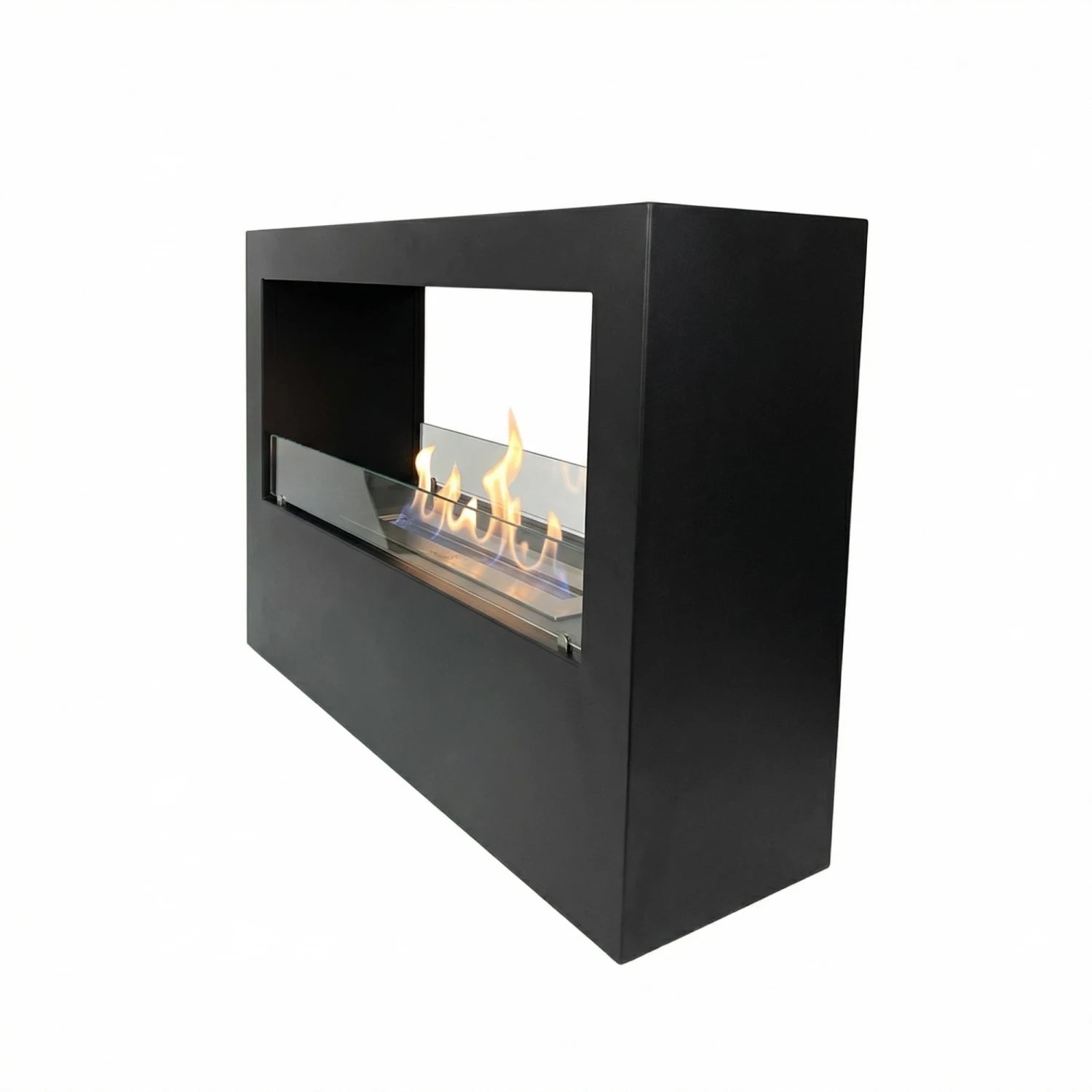 Chimenea de bioetanol de suelo - Negro
